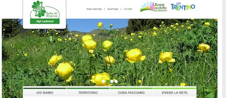 Il nuovo sito della Rete di Riserve Alpi Ledrensi